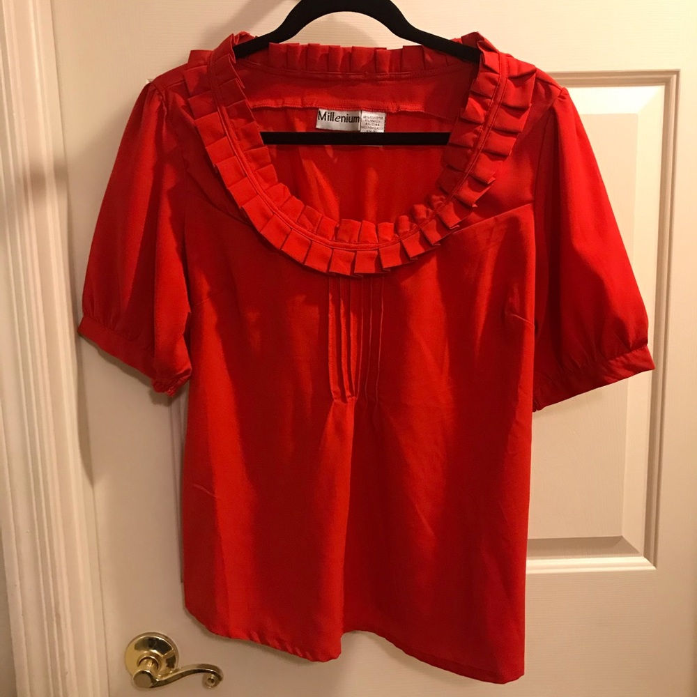 Women’s Millenium Red Blouse XL